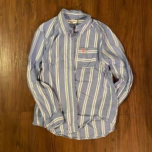 🩷 Abercrombie kids, girls button-up shirt size 7/8
